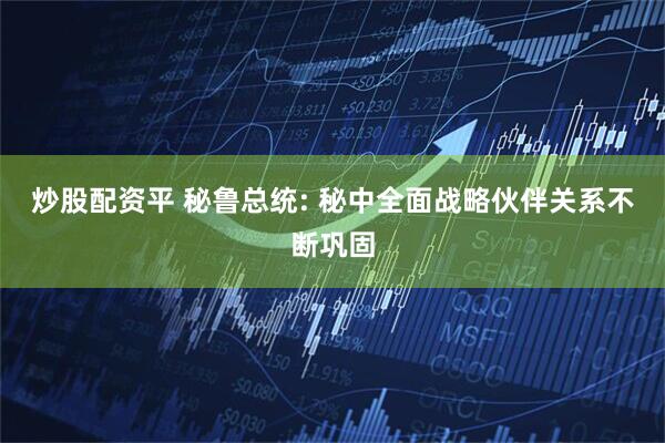 炒股配资平 秘鲁总统: 秘中全面战略伙伴关系不断巩固
