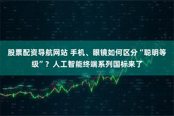股票配资导航网站 手机、眼镜如何区分“聪明等级”？人工智能终端系列国标来了